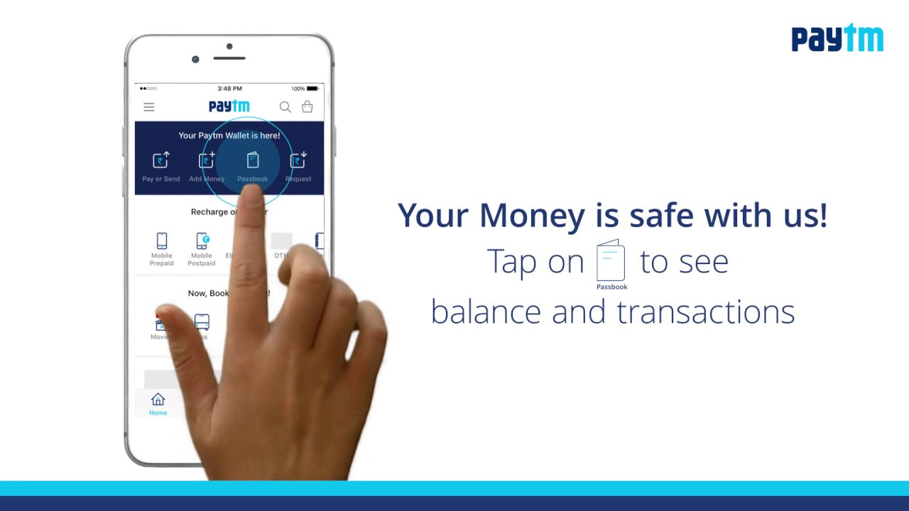 Go Cashless - Add Money to your Paytm Wallet.