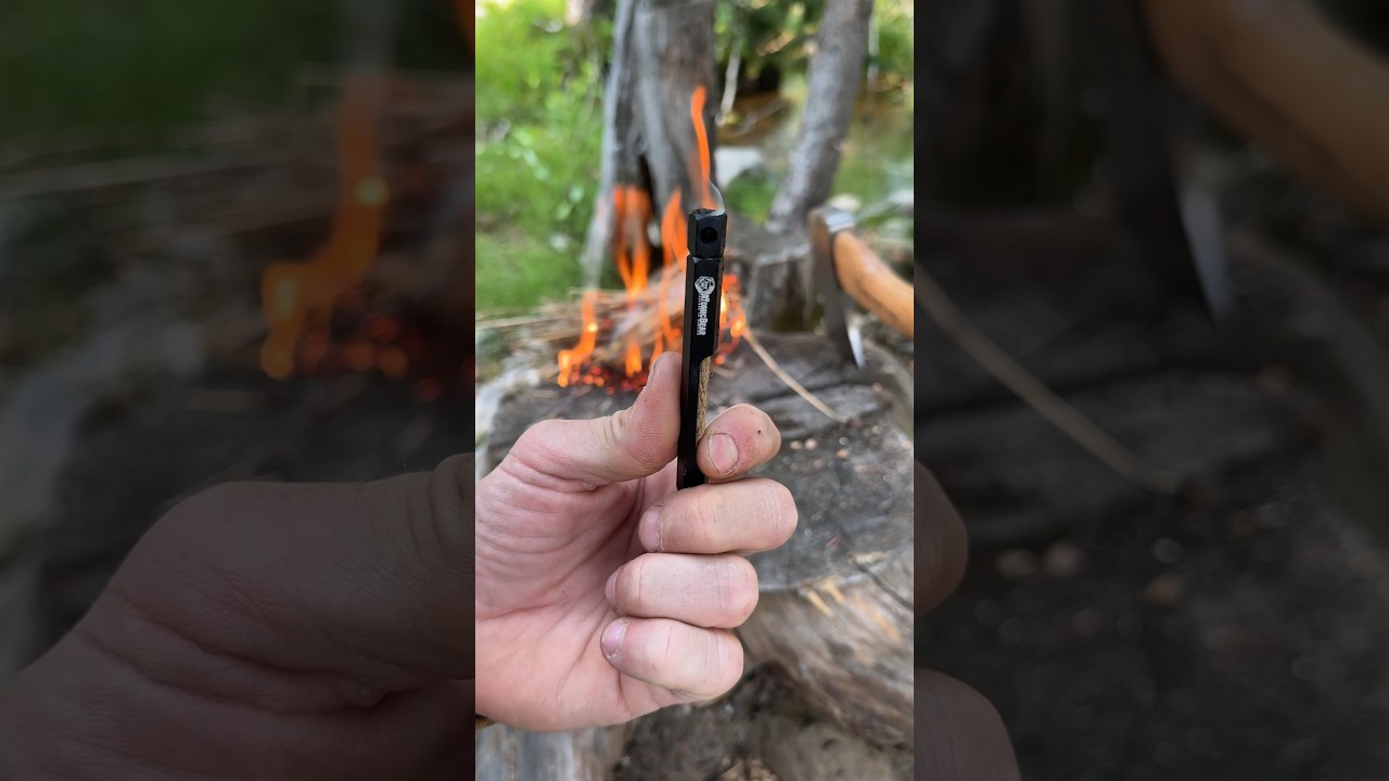 ATOMIC BEAR FIREWAND🔥🏕️#outdoors #camping #survival #gadgets