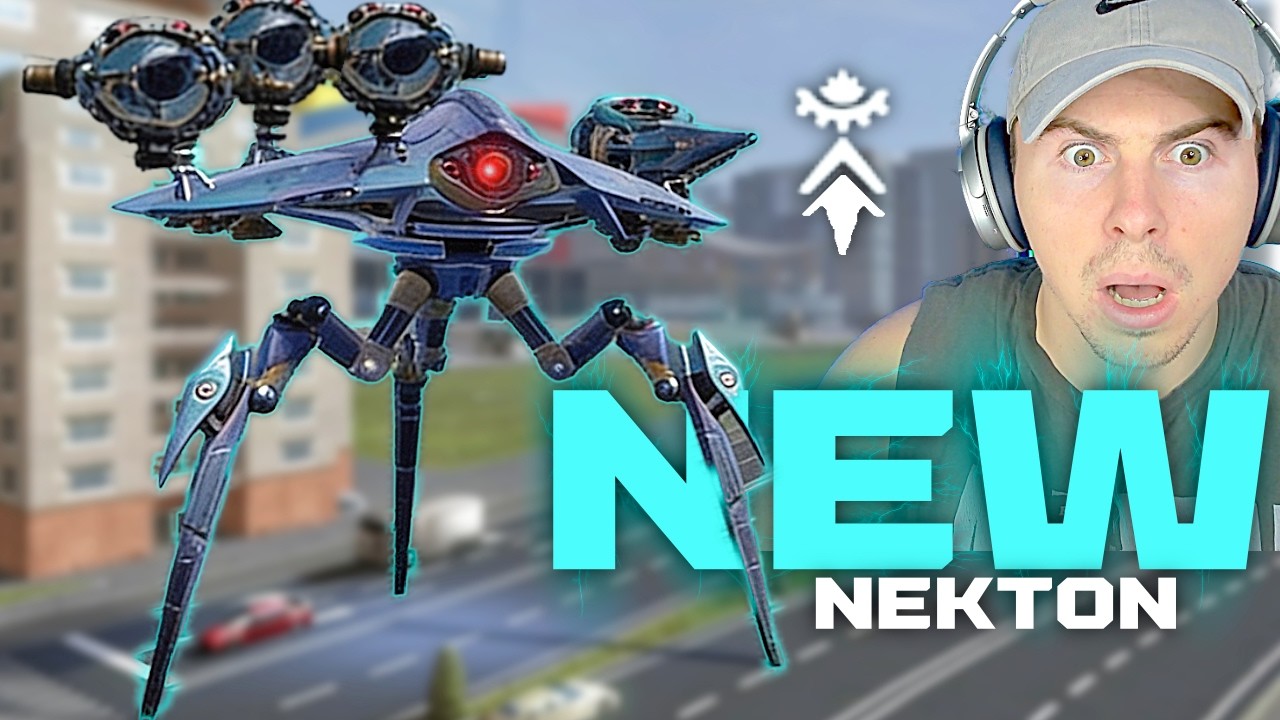 НОВЫЙ робот-паук Nekton уже здесь... БЕСКОНЕЧНЫЙ щит + НОВЫЕ пушки Mesmer | War Robots