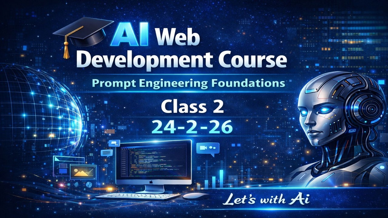 What is Prompt Engineering? | AI Web Development Course 2026 | Class 2 Full Lecture