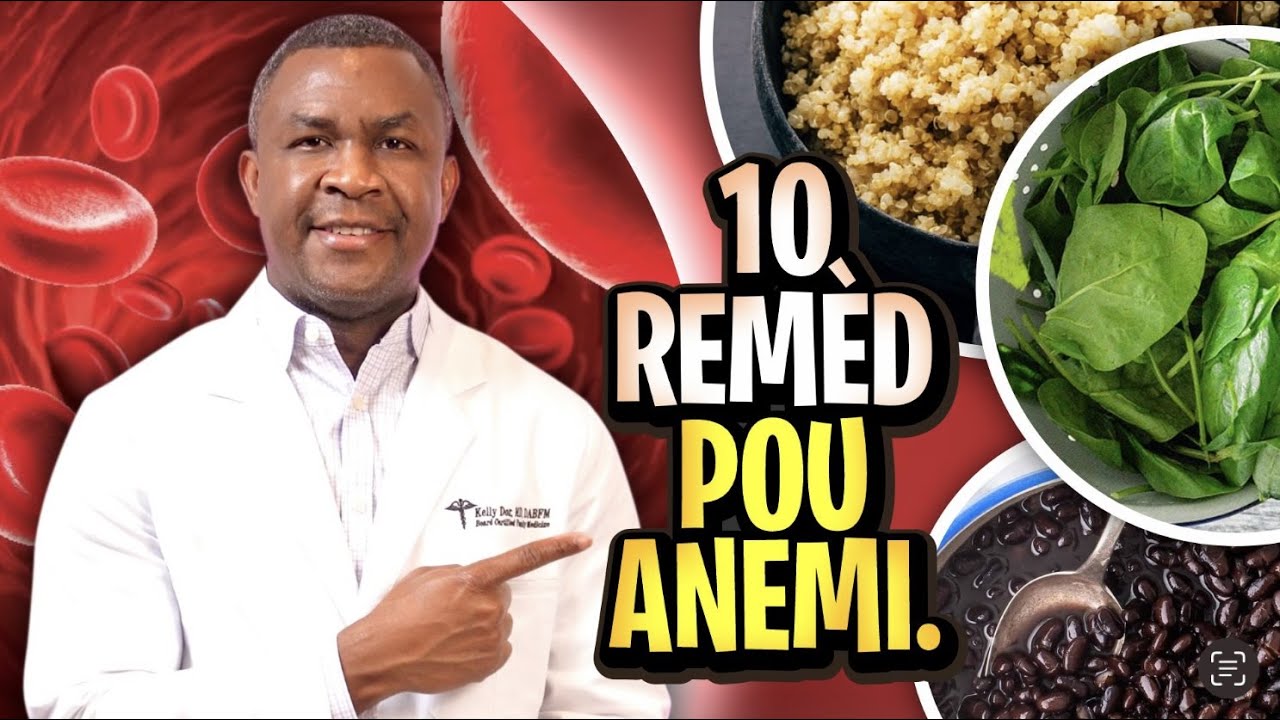 10 BAGAY POU W TRETE ANEMIE.