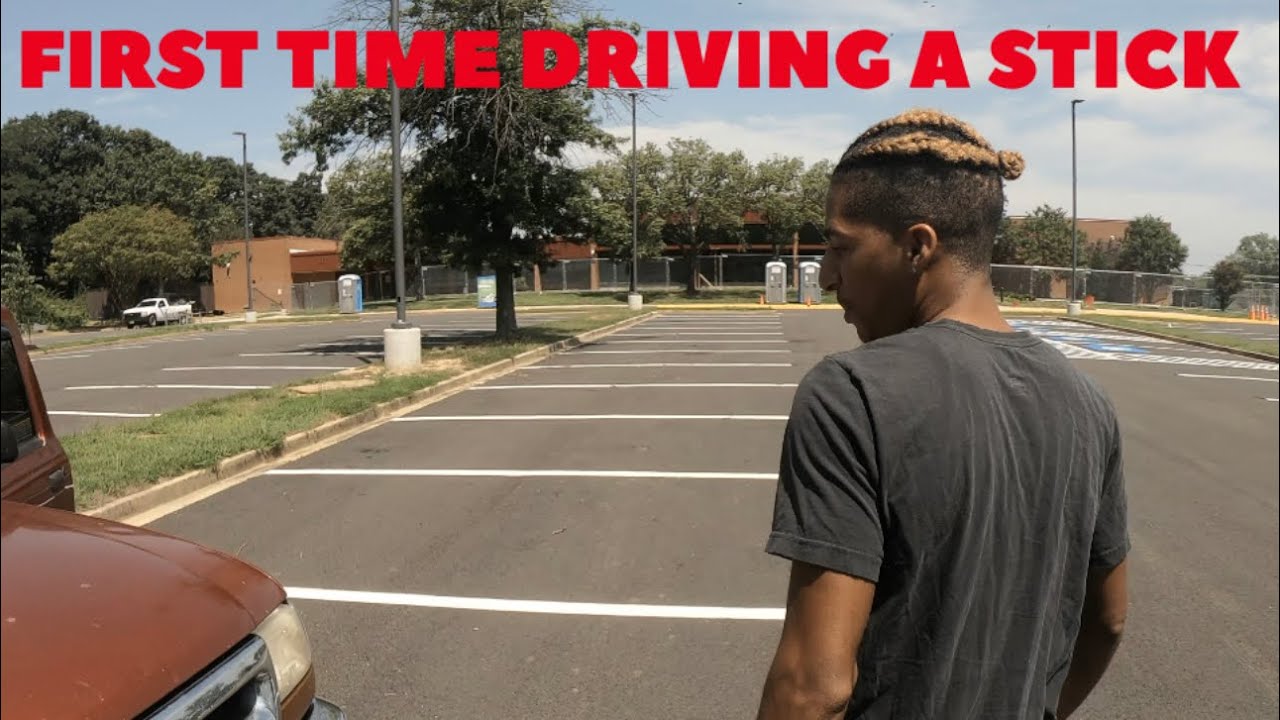 LEARNING HOW TO DRIVE A STICK SHIFT FUNNY REACTION!! #hilarious #cars #rookiedriver