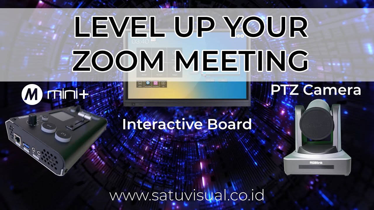 RGBLink Mini+ and PTZ Camera - Level Up Your Zoom Meeting