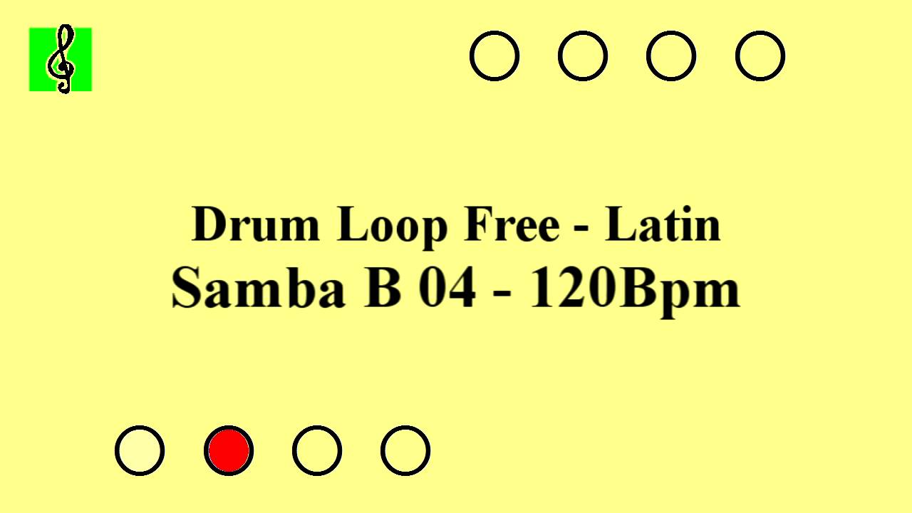 Free Drum Loop - Latin -  Samba B 04 (Chorus) - 120 Bpm