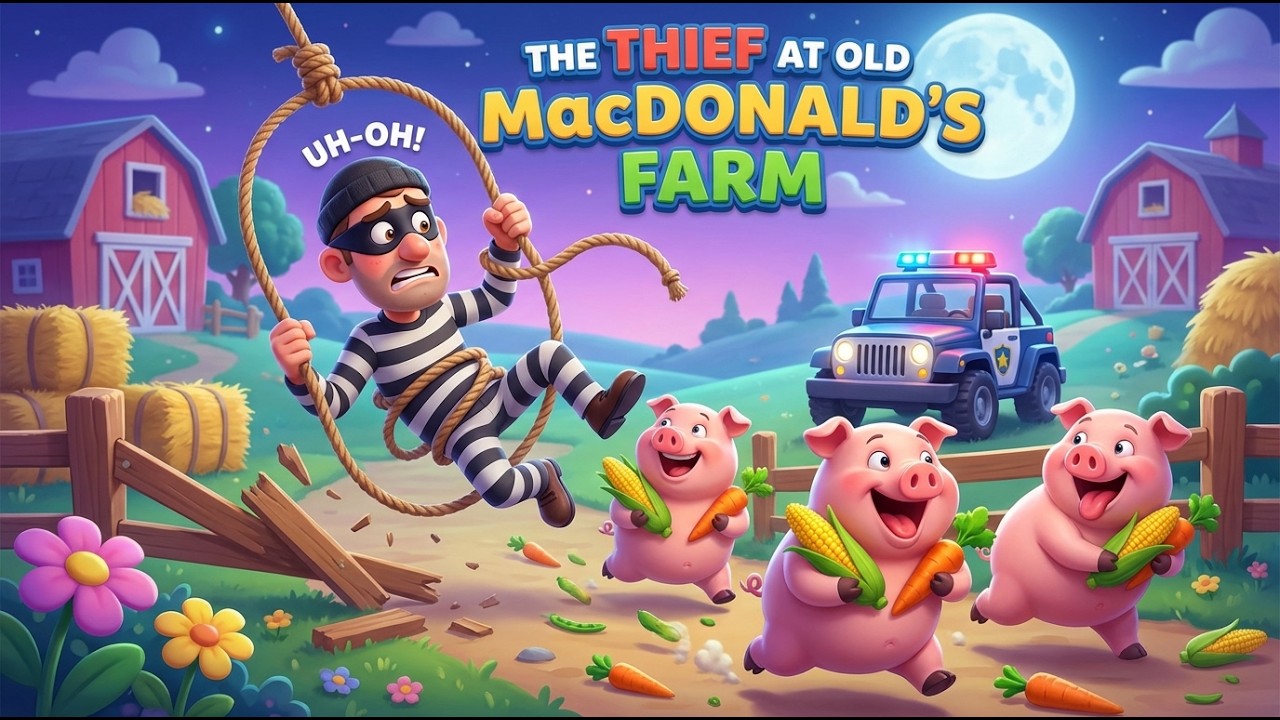 Fence Broken! 🪵 | Pigs Escape With Corn 🌽 & Carrots 🥕 | Patrol Jeep 🚙