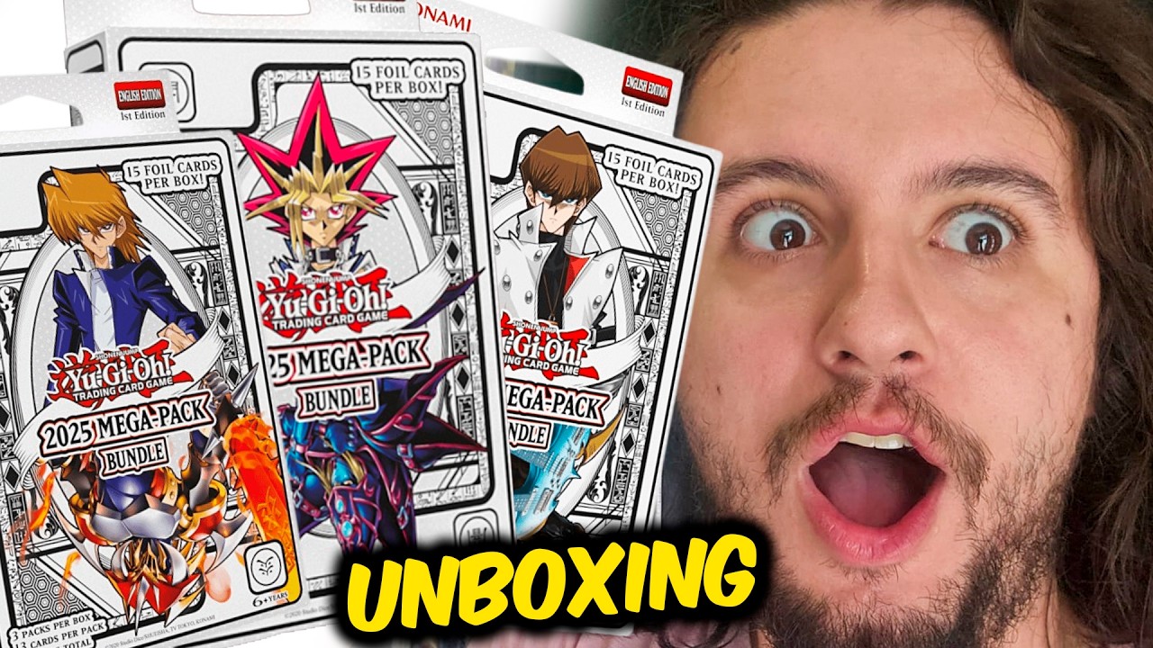 😱YU-GI-OH! MEGATIN 2025 - UNBOXING BOA DEMAIS 😱