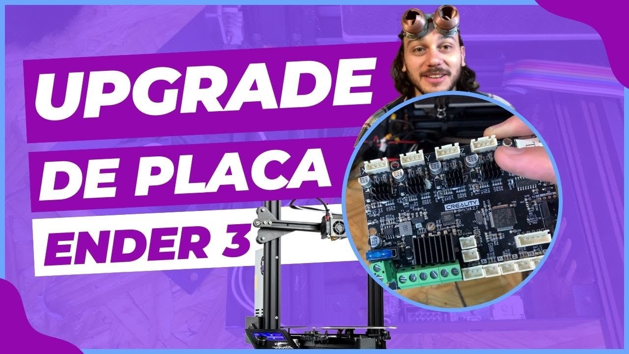 Como TROCAR A PLACA da Ender 3 - Impressora 3D Silenciosa