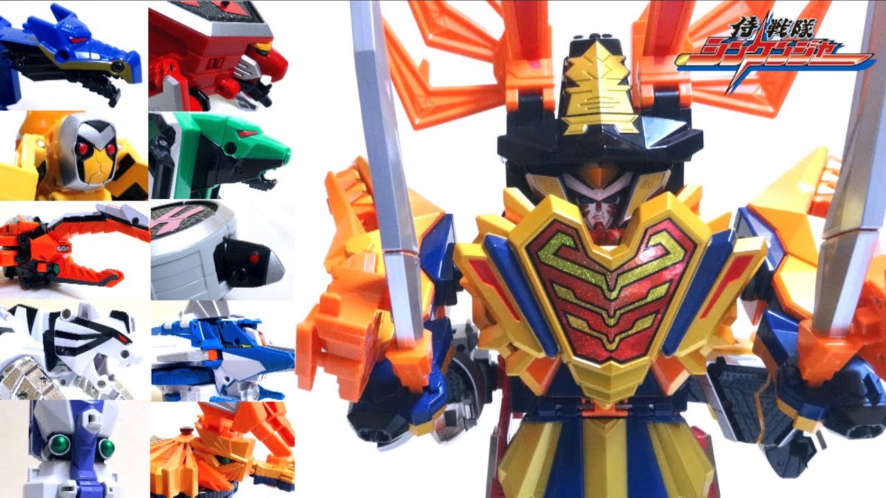 【侍戦隊シンケンジャー】真侍合体！DX ダイカイシンケンオー & イカテンクウバスター ヲタファの歴代戦隊ロボレビュー / Shinkenger DX Daikai Shinken-Oh