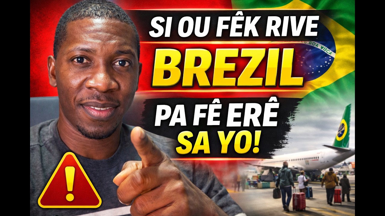 🚨 SI OU FÈK RIVE BREZIL PA FÈ ERÈ SA YO! - JMS MULTI SERVICE