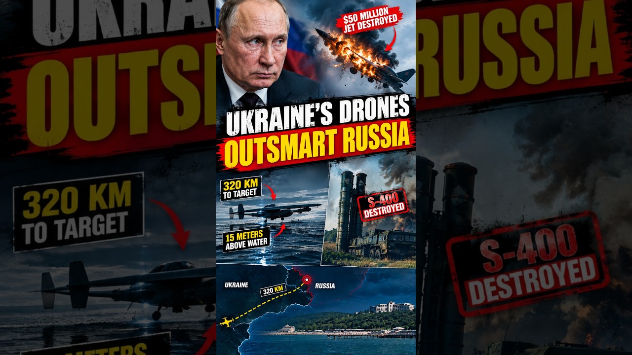 Ukraine&rsquo;s Drones Just Outsmarted Russia&rsquo;s S-400 &mdash; $50M Jet Destroyed.