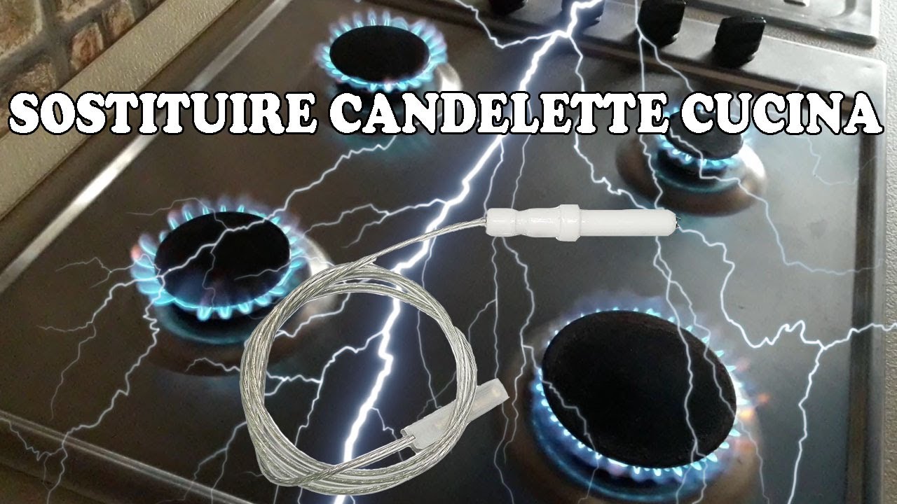 Cucina a gas non fa la scintilla Sostituire le candelette Gas stove ignition electrode spark plug