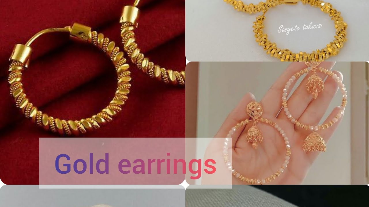 Elegant Gold Earrings Collection | Latest Designs for Women
