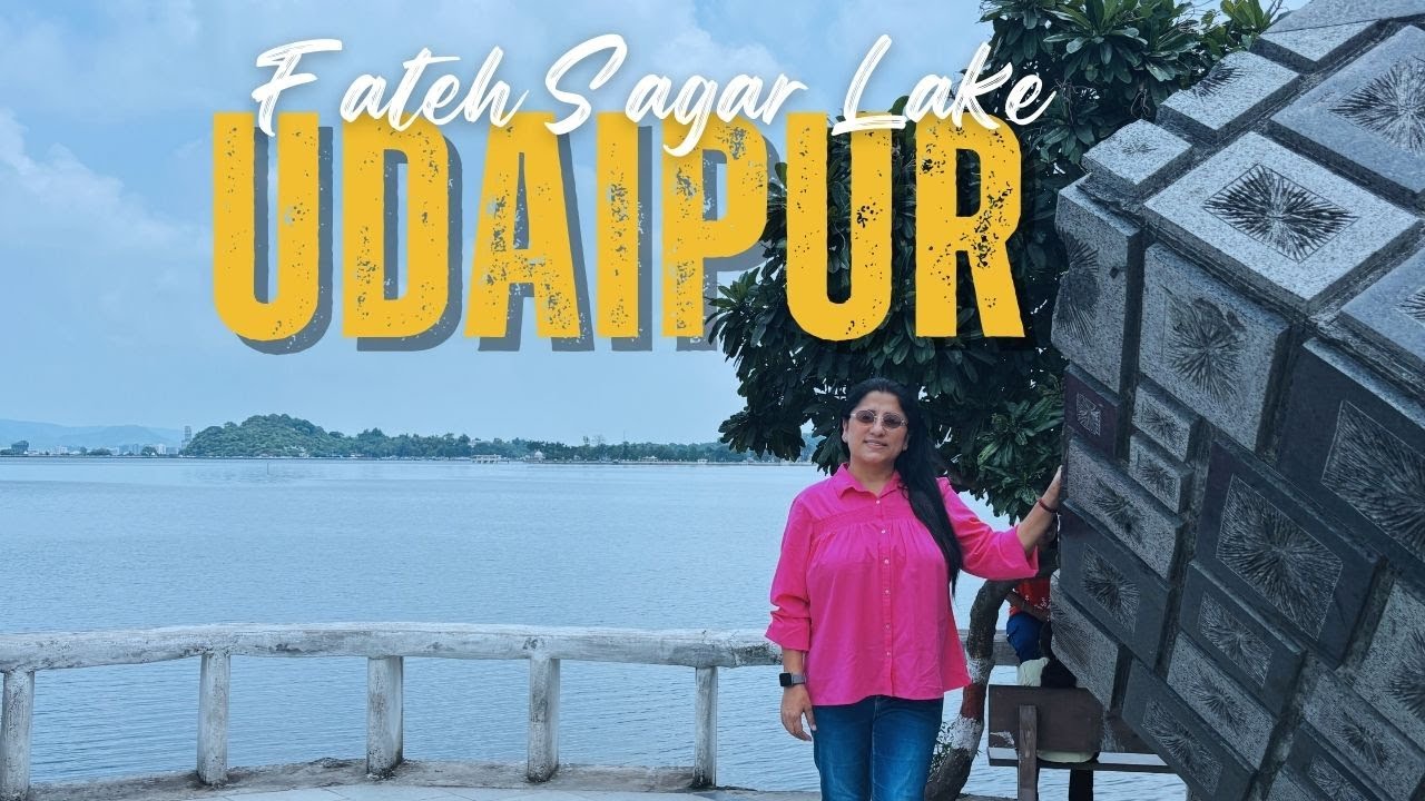 August - Fateh Sagar Lake | Boating & views - Udaipur Travel Vlog - City of Lakes - Gem of Rajasthan