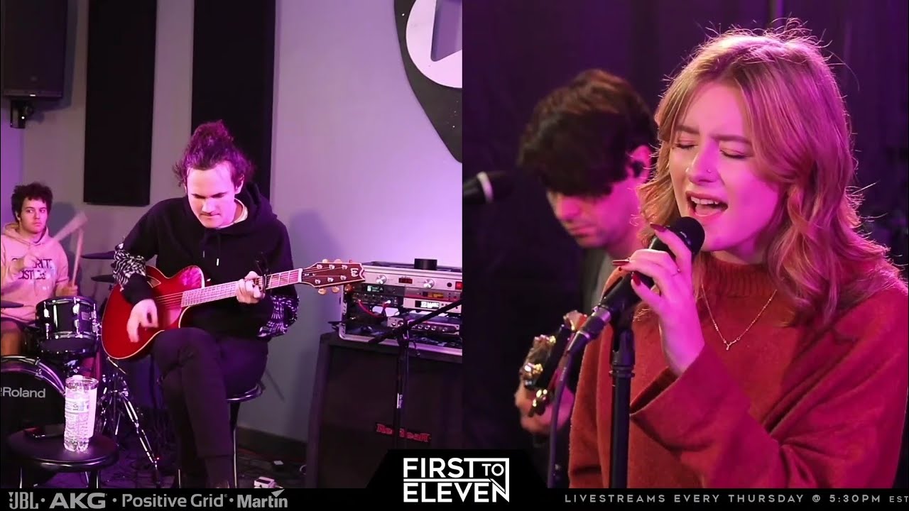 First To Eleven- Hey, Soul Sister- Train Acoustic Cover (livestream)