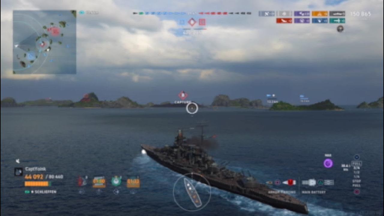 World Of Warships - Legends: Schlieffen The Secondary Monster!