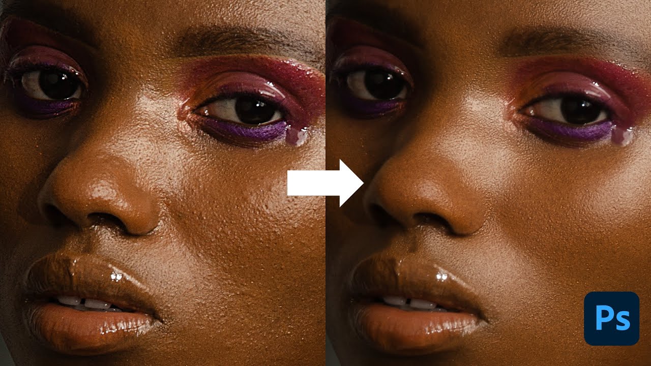 Skin Retouching Tutorial with Photoshop - Retoque de pieles con Photoshop