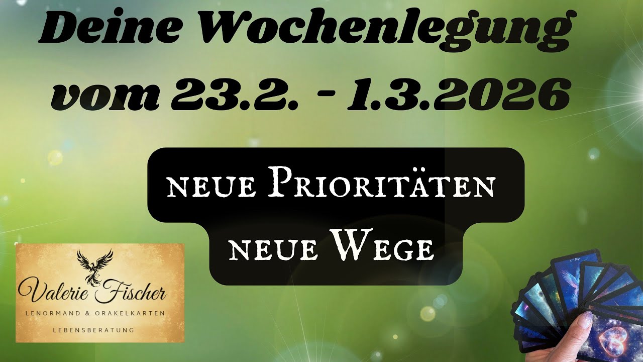 Deine Wochenlegung vom 23.2.-1.3.2026