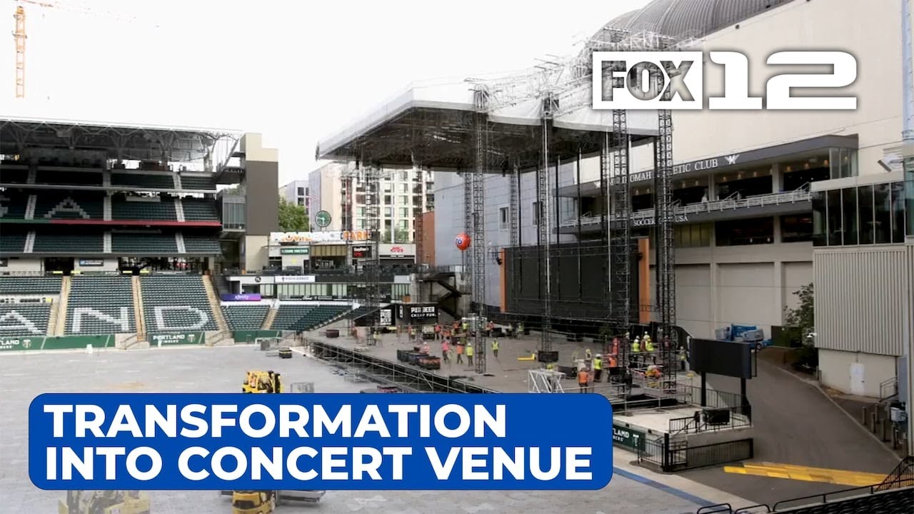 Providence Park transforms into concert venue for Foo Fighters in Portland