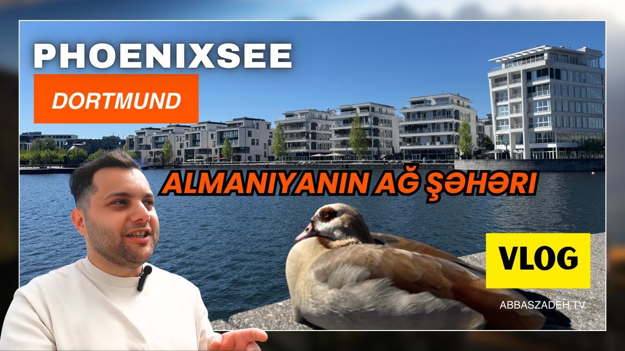 Almaniyanın Ağ Şəhəri I Dortmund Phoenixsee I Burda Hərkəs Xoşbəxtdir
