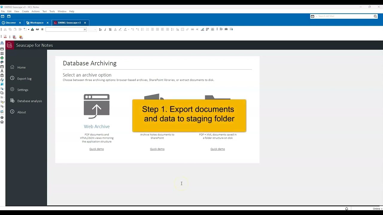 Lotus Notes content on SharePoint: Click & Go