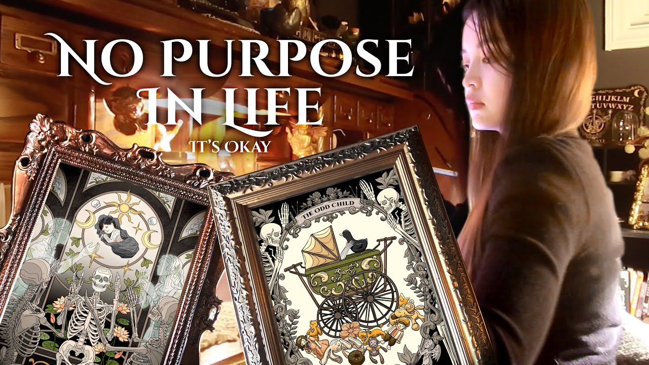 No Purpose In Life | Draw & Heal With Me | Dark Academia Artist & Story
