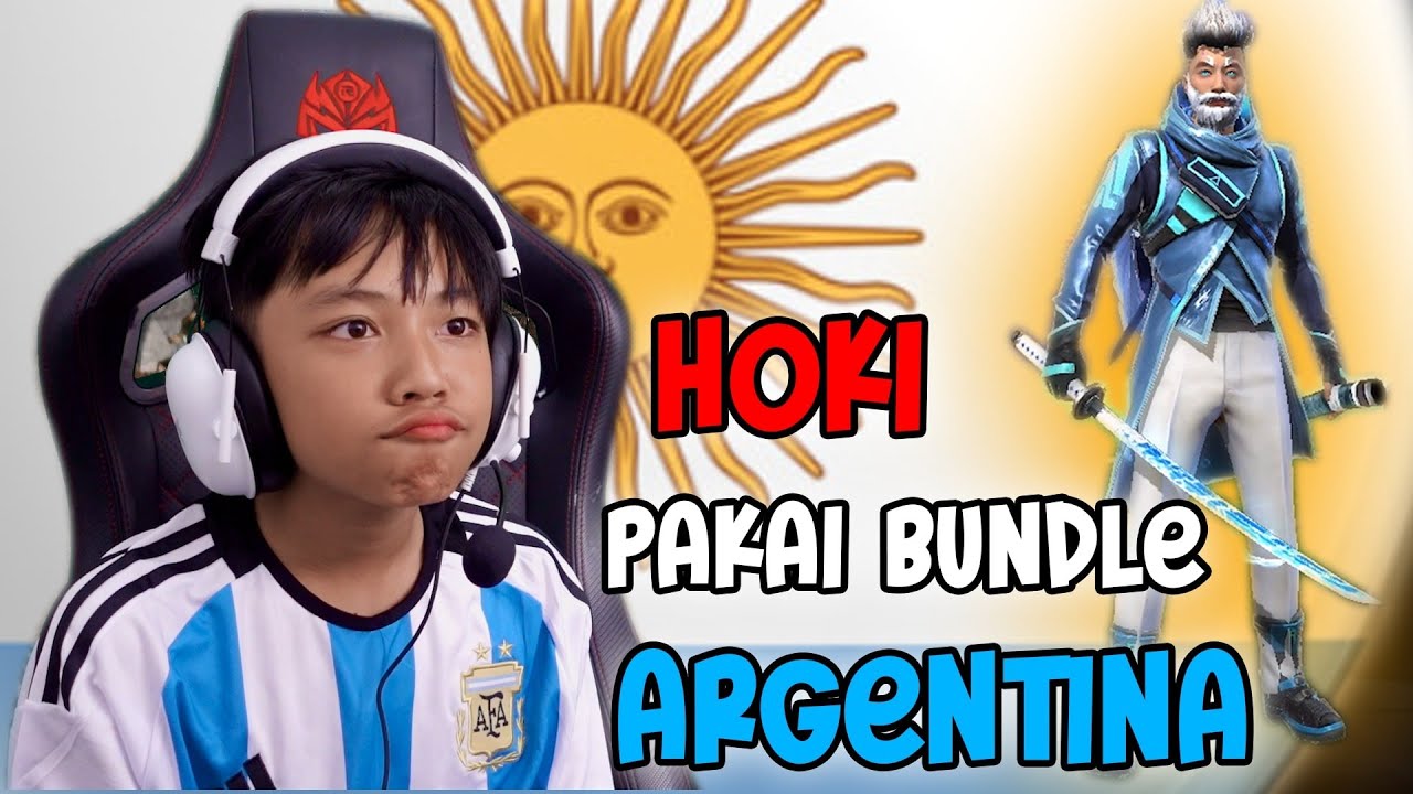 Diwan Main FF Lagi Pakai Bundle Argentina Auto Hoki !