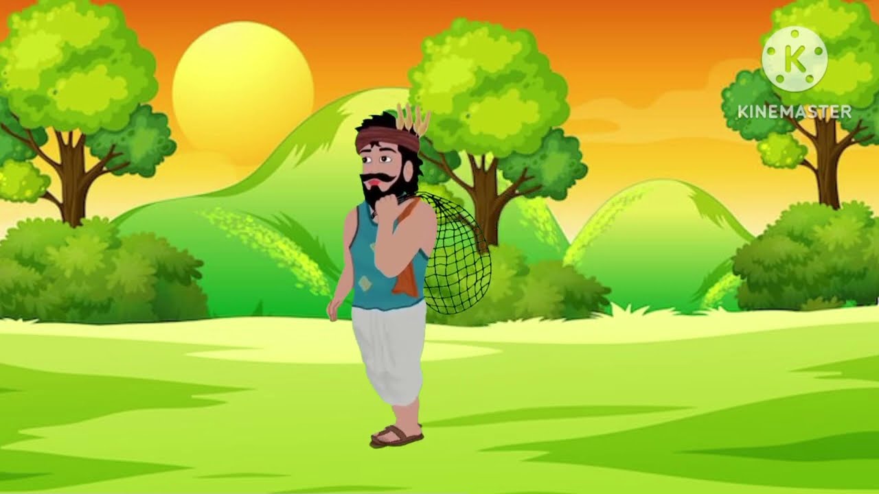 সৎ পাখি শিকারির সততায় জাদুর লাঠির খাবার উপহার 😄 | হাসির কার্টুন ঘর