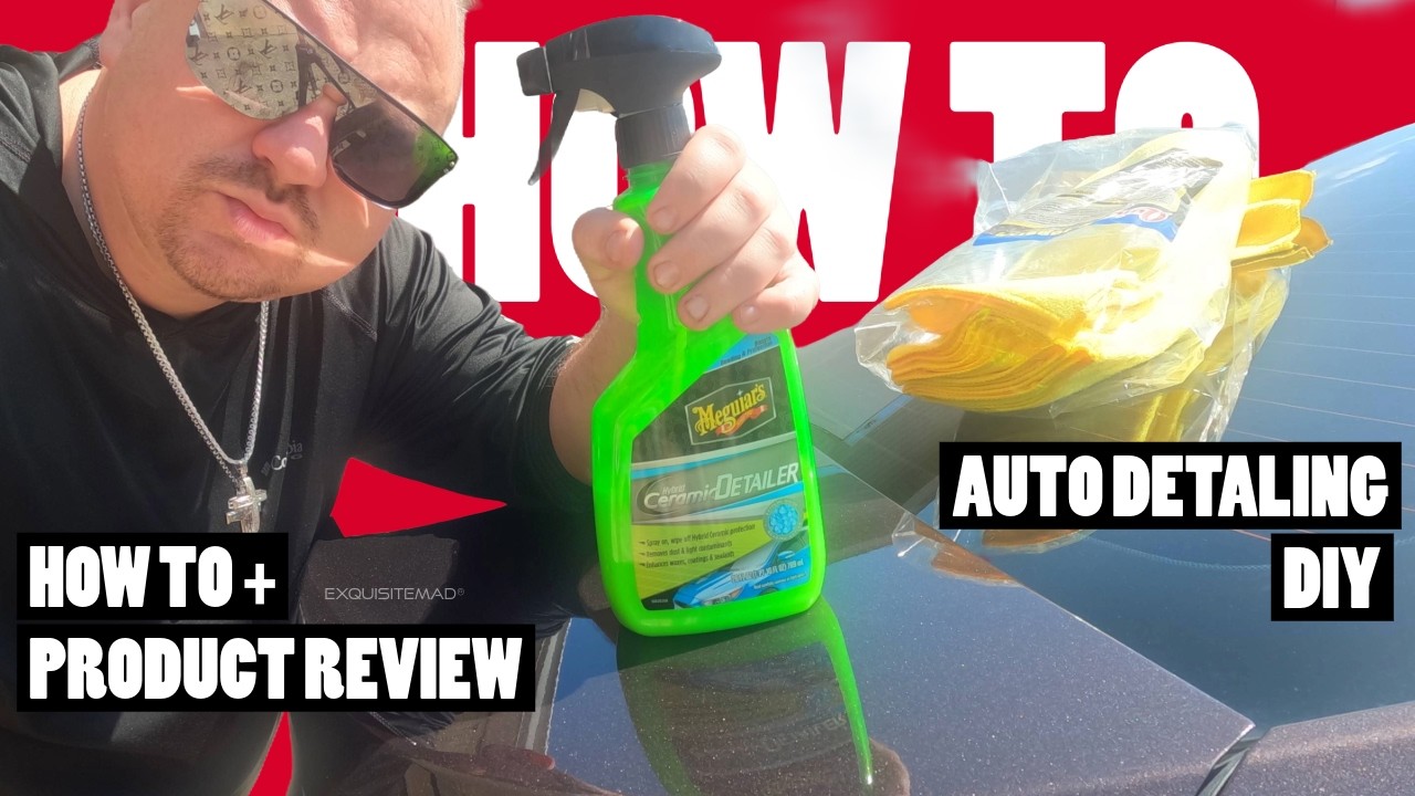 Обзор средства для ухода за автомобилем Meguiar's Hybrid Ceramic Detailer | Как им пользоваться +...