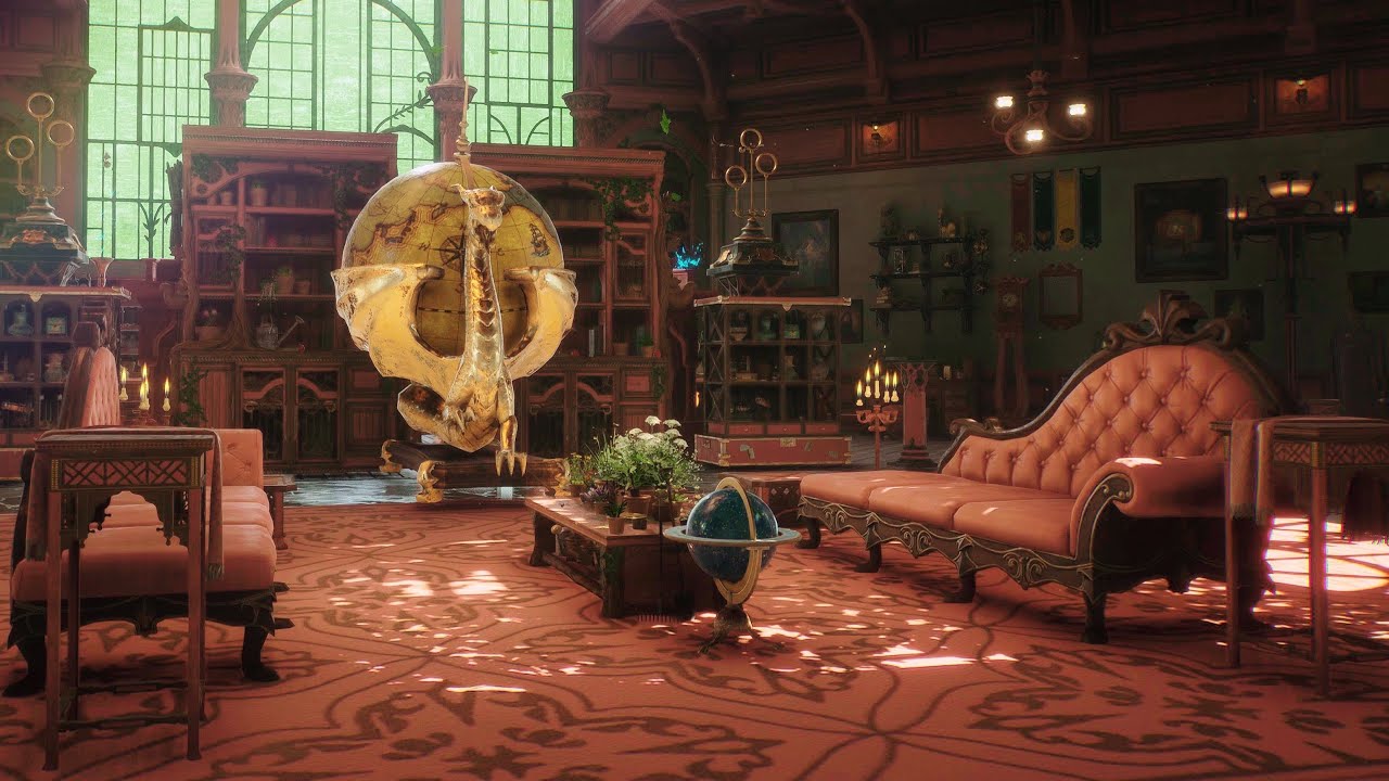 Fully Decorated 🌸Pink🌸 Room of Requirement - Hogwarts Legacy