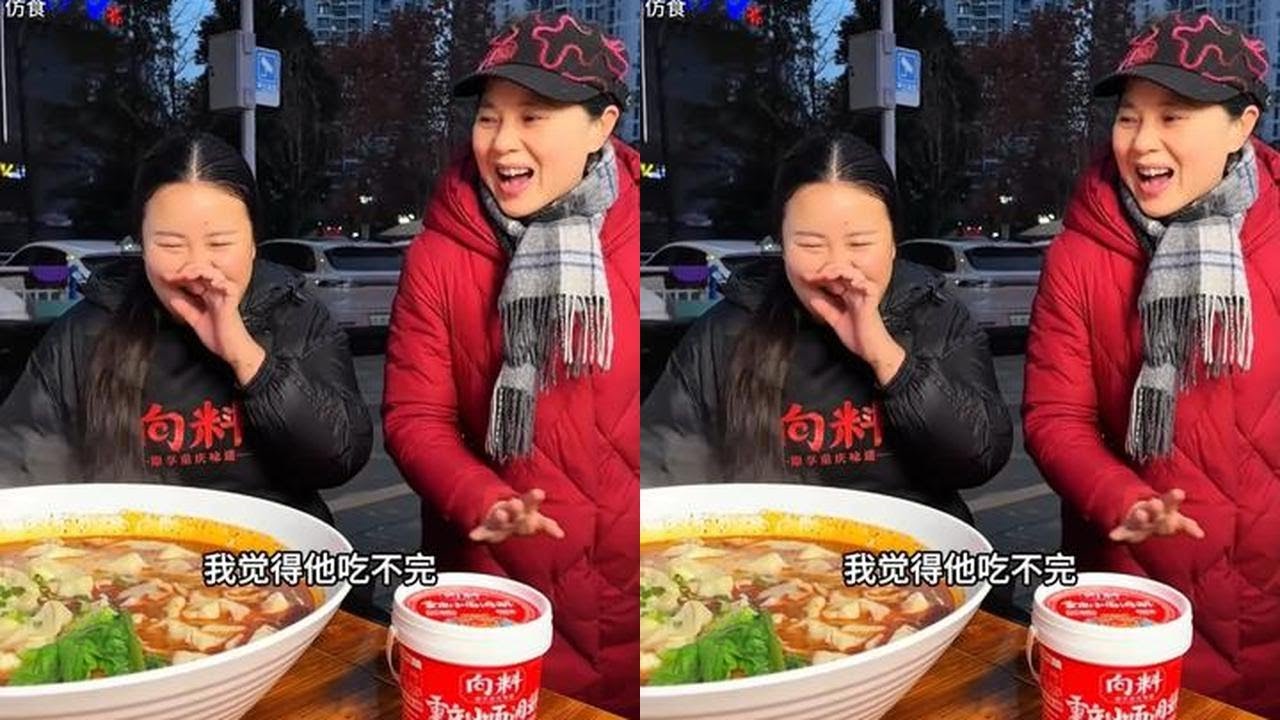 大家都觉得妹妹吃不完这240个抄手，猜猜她最后有没有吃完#重庆美食  #小面调料