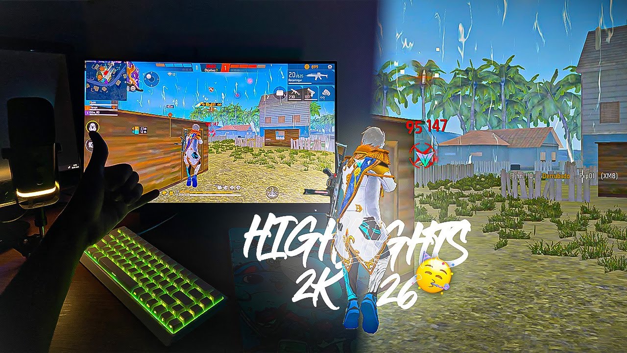 HIGHLIGHTS EM 4x4 APOSTADO! 🥋🥳 Highlights Free Fire 1280x720 Ryzen 5 5600 RTX 2060 S