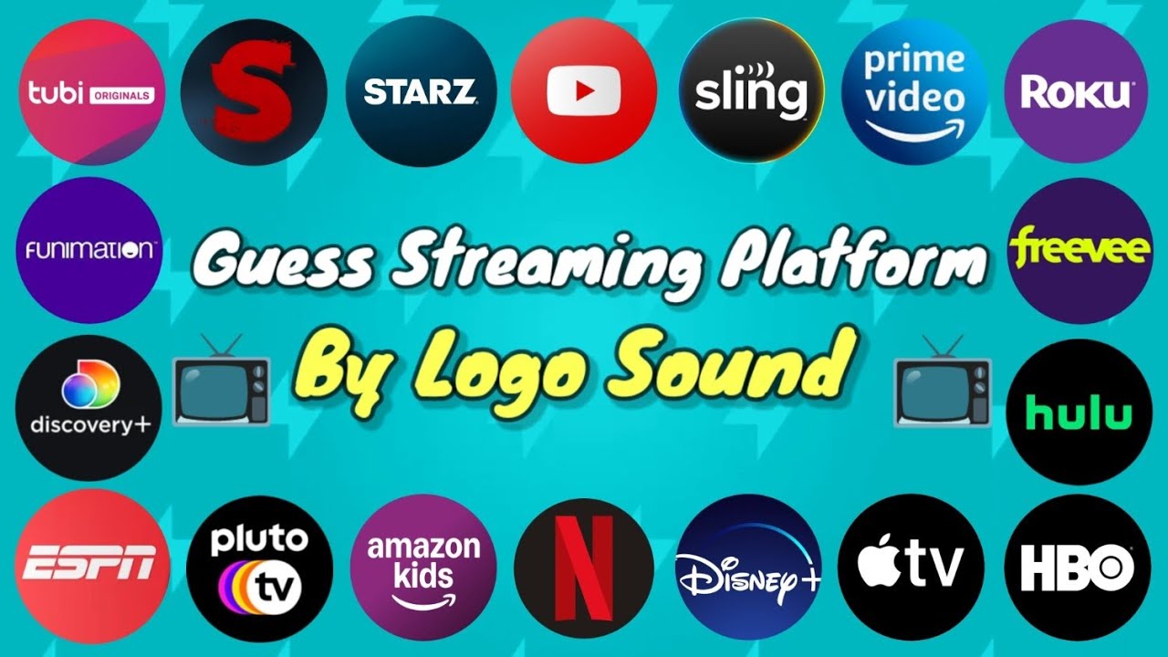 Guess Streaming Platforms logo by Sound / guess the logo  Sound / logo quiz #quiz #logoquiz #logo