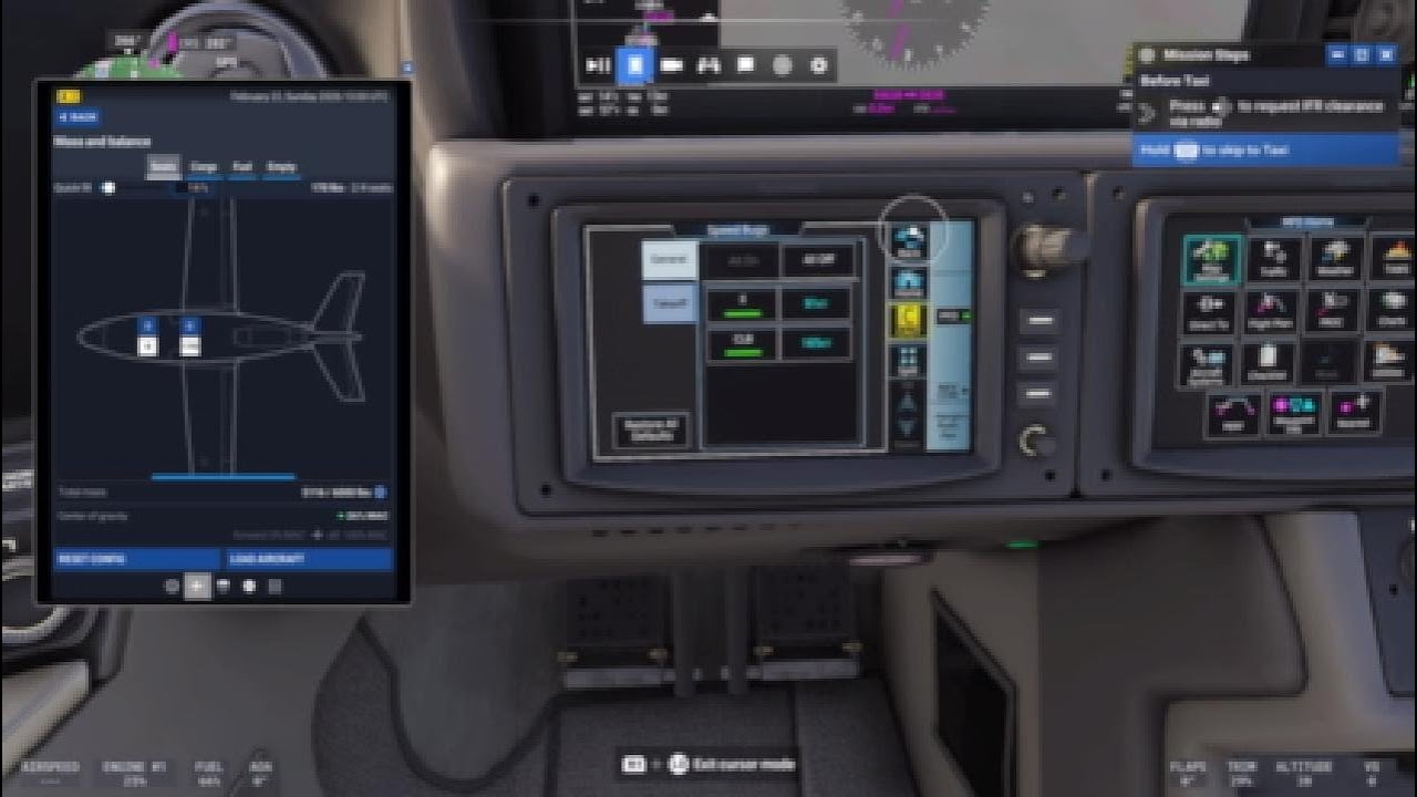 msfs2024 - Trying to fly the Vision jet