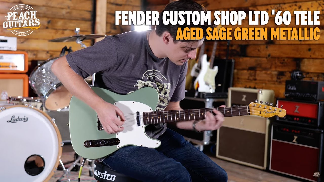 No Talking...Just Tones | Fender Custom Shop LTD '60s Tele Journeyman Aged Sage Green Metallic