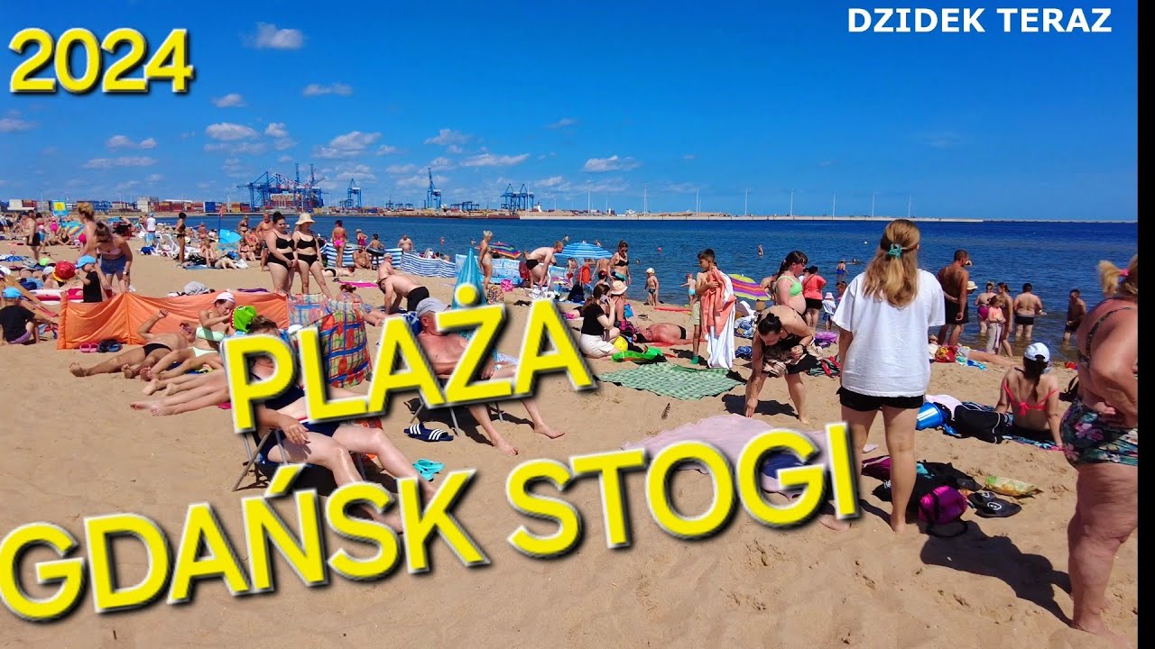 PLAŻA GDAŃSK STOGI - POCZĄTEK WAKACJI 2024