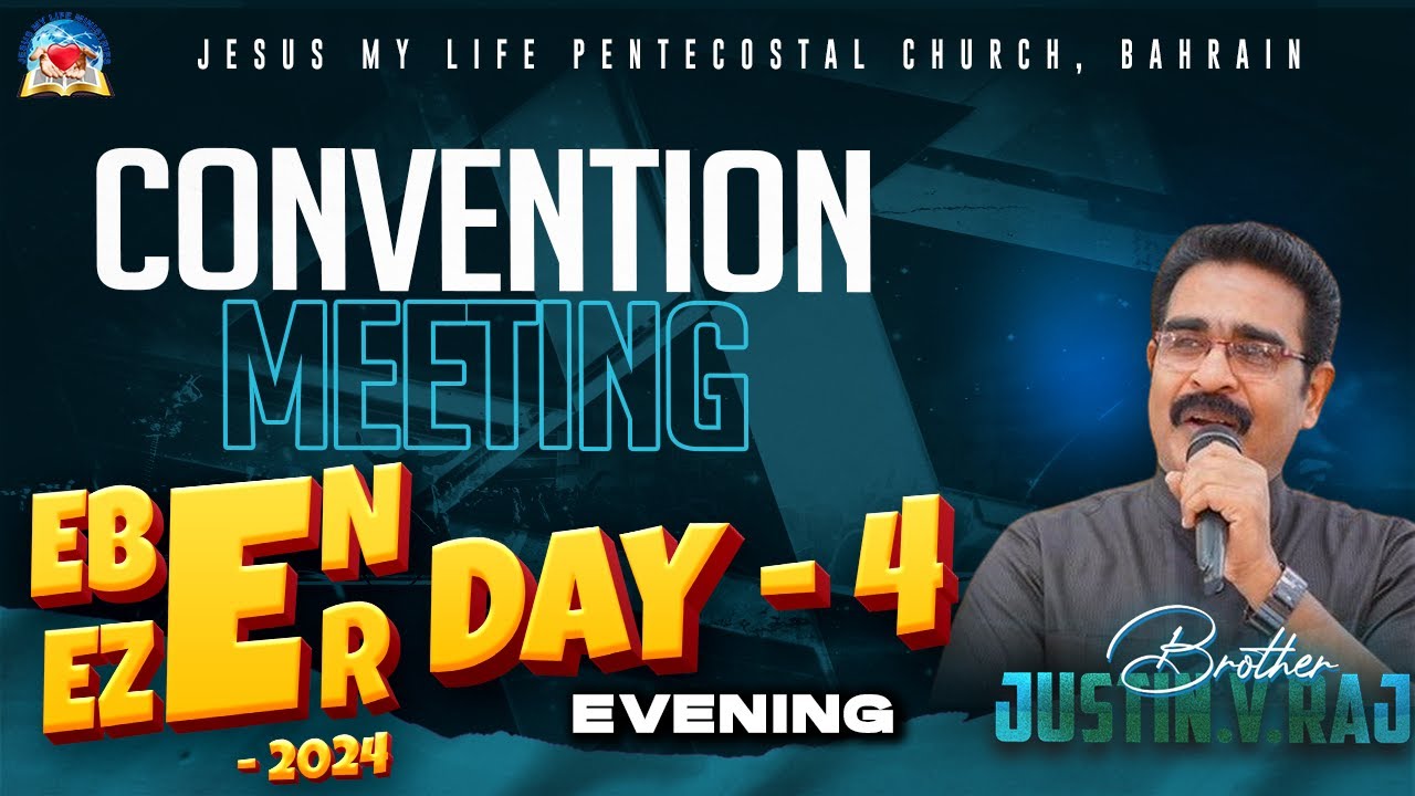 🔴🅻🅸🆅🅴 :: CONVENTION MEETING :: 12 - APR - 2024 :: DAY - 4 :: BR JUSTIN.V.RAJ :: EVENING