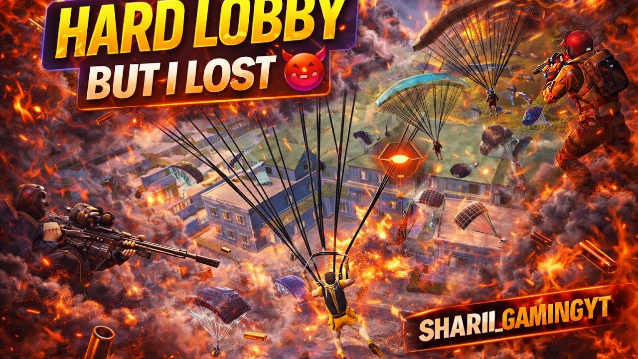 👉 Hard Lobby Match 😈 | Last Enemy Tha… Phir Bhi Haar Gaya 💔 | PUBG#SHARII_GAMINGYT#pubgmobilevideos 