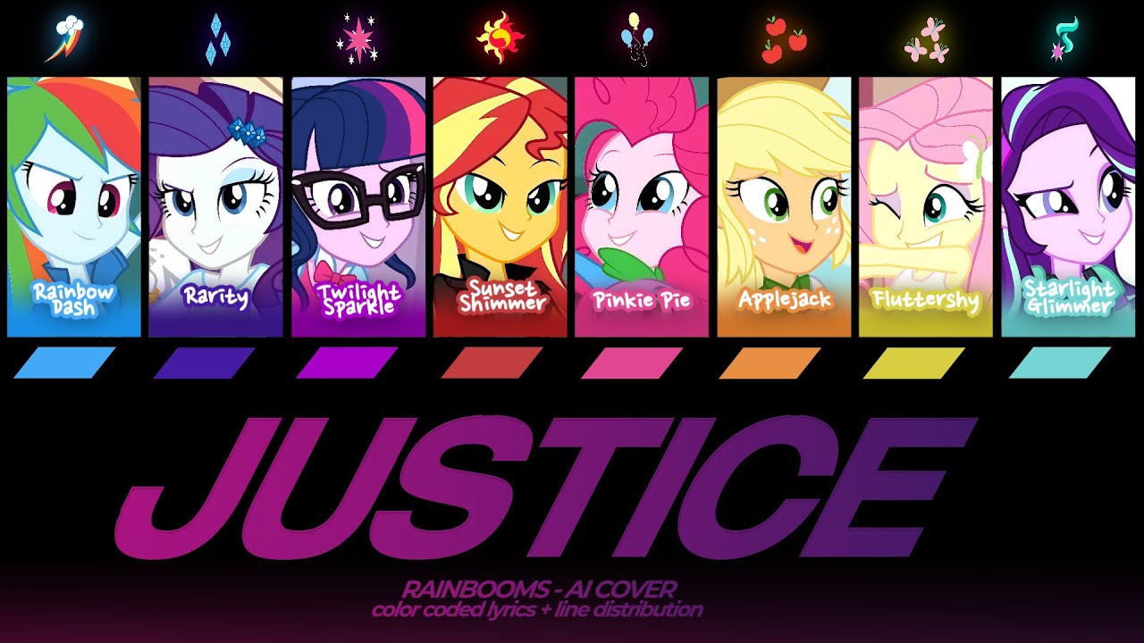 MLP EG: The RAINBOOMS x STARLIGHT GLIMMER - “JUSTICE” by Dreamcatcher | AI COVER