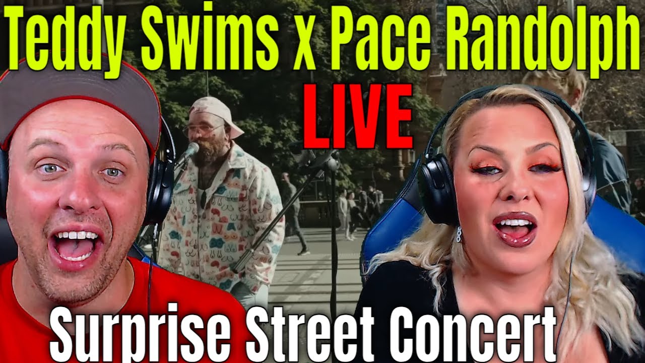 Reaction To Teddy Swims x Pace Randolph - Surprise Street Concert (Full Show) THE WOLF HUNTERZ REACT