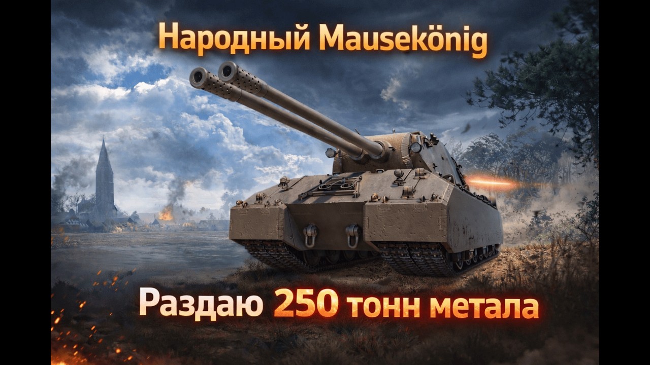 Народный Mausekönig | Раздаю 250 тонн метала