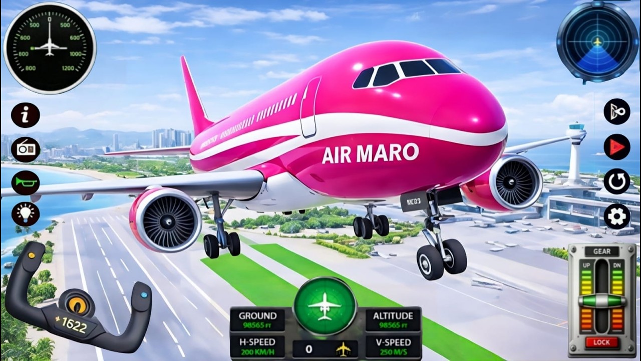 Flight Airplane City Pilot Simulator - Boeing Emergency Landing Goes Wrong 🚨✈️ (Android Gameplay)
