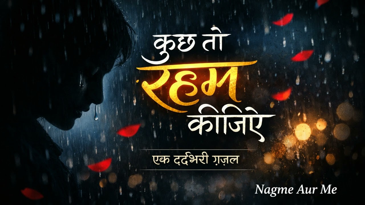 कुछ तो रहम कीजिए | Heart Touching Ghazal | Emotional Gazal Hindi | New Gazal 2026 |Ai generated|