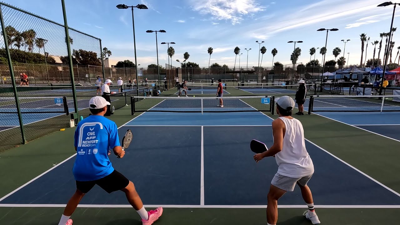 2024 OWL APP Newport Beach Open Men's Doubles UTR 5.5 19+ Gold Ed Ju/C. Rozpedski vs Young/Martinez