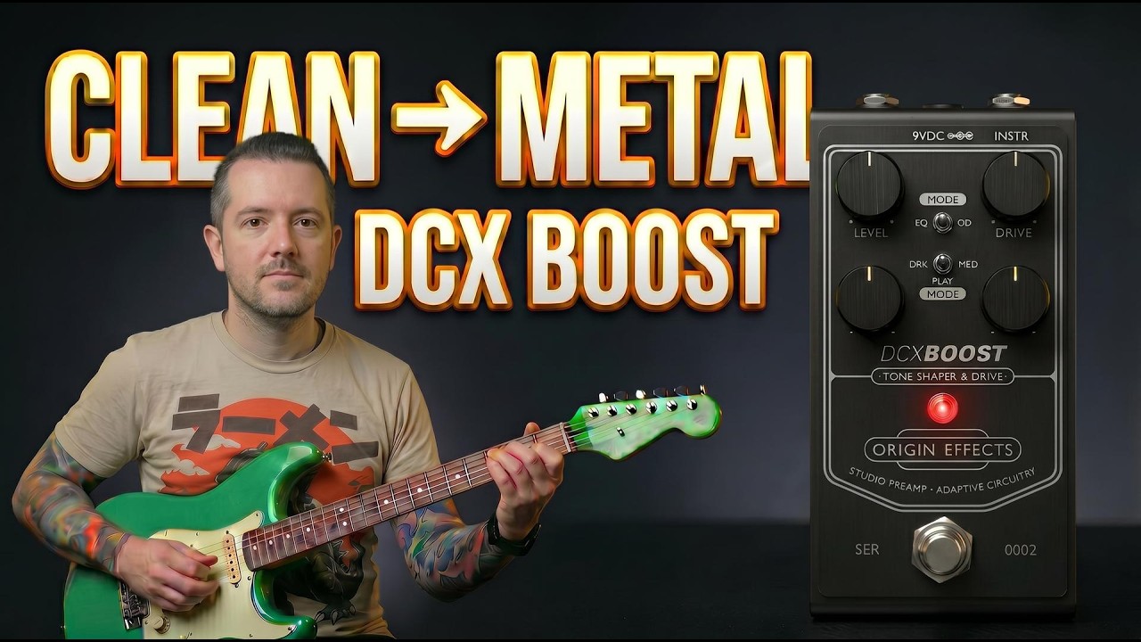 Тест звучания Origin Effects DCX Boost | Чистый звук, классический рок и мощный дисторшн