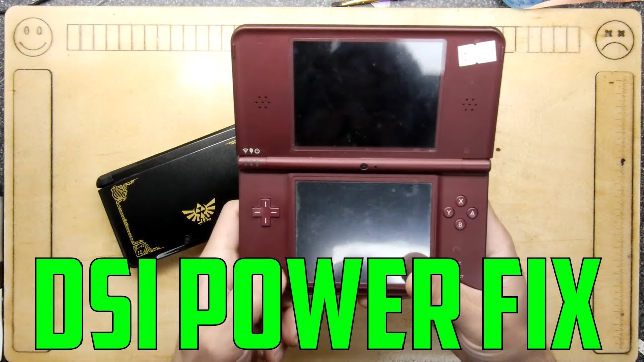 DSi XL Мигающий желтый индикатор питания Fix