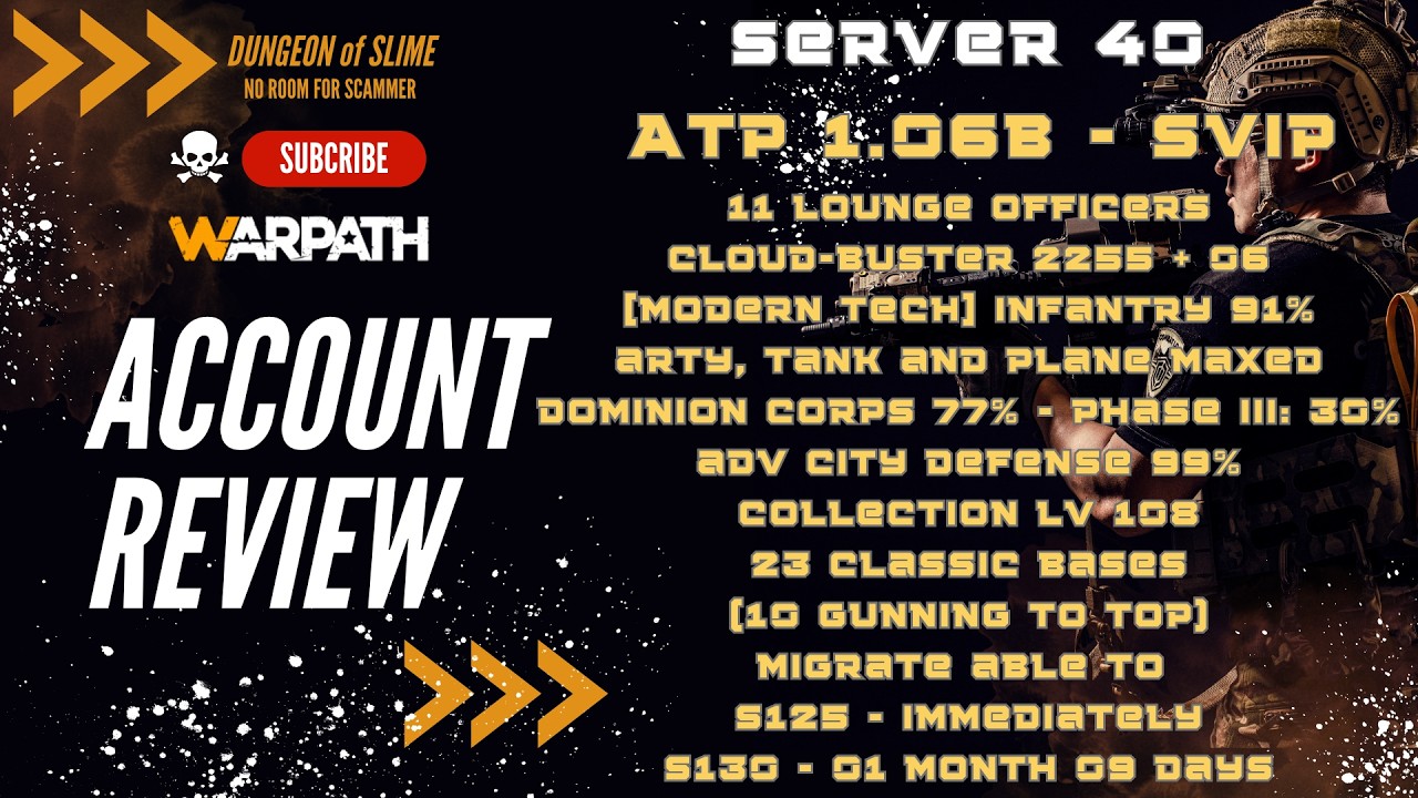 Server 40 - ATP 1.06B - SVIP - 11 LOUNGE OFFICERS - COLLECTION LV 108 - 23 CLASSIC BASES