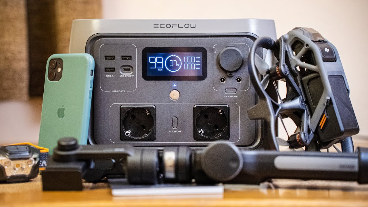 EcoFlow RIVER 2 Max. Котел. Холодильник. LiPo аккумулятор. Тести