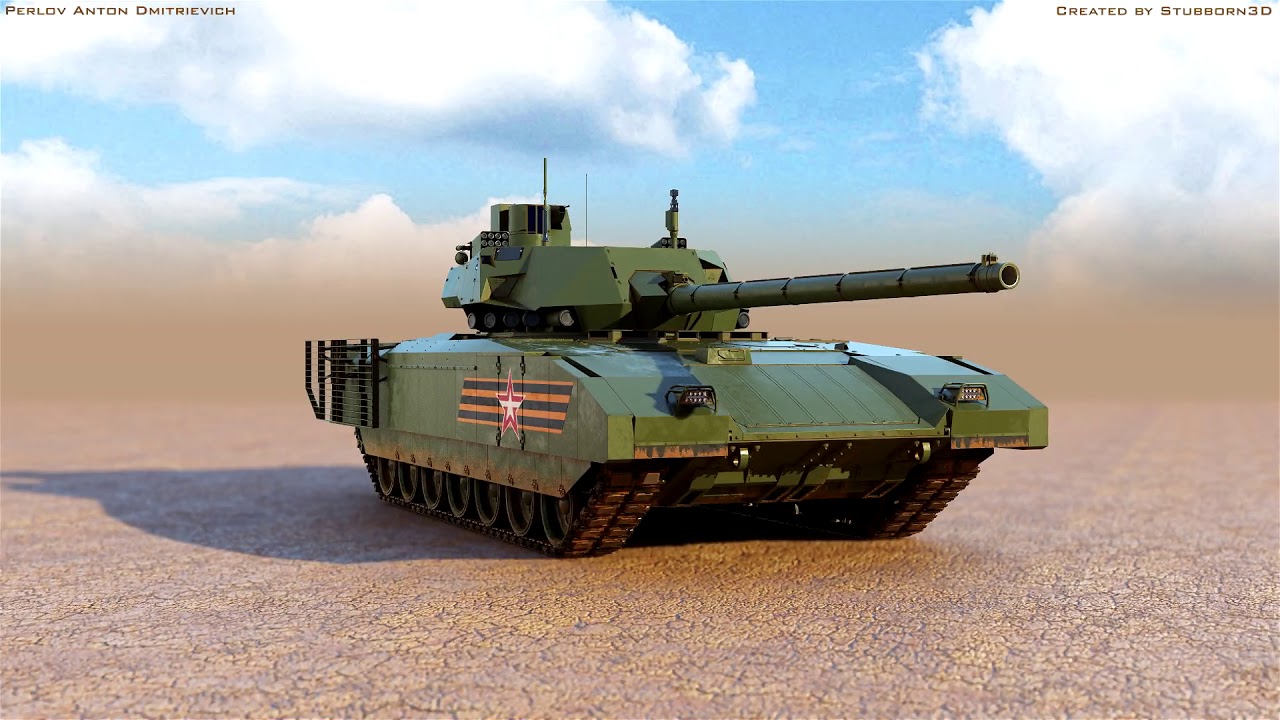 3D model T 14 Armata Russian MBT