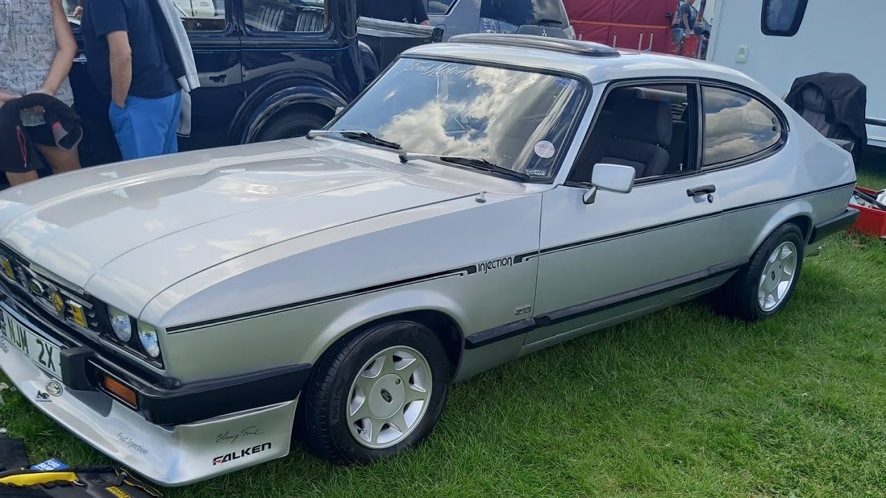 Variety of Ford classic cars. Bidford vintage gathering