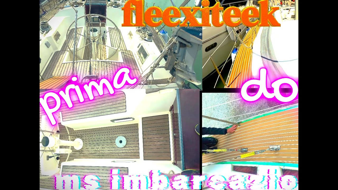 RIMOZIONE ED INSTALLAZIONE DEL TEAK SINTETICO ( fleexiteek )